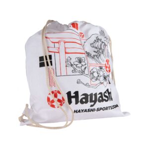 Vrečka za telovadbo „Hayashi“, bela