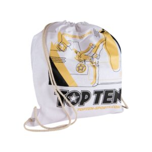 Vrečka za telovadbo „TOP TEN“, bela